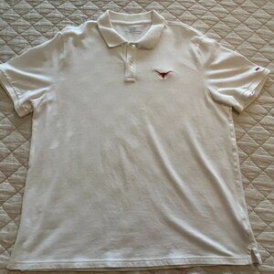 Men's Vineyard Vines Longhorn Polo Shirt Short Sleeve Size L